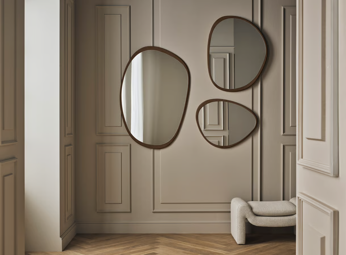 Elope Mirror 73,5 x 57,5 cm Designed by Allan Nøddebo