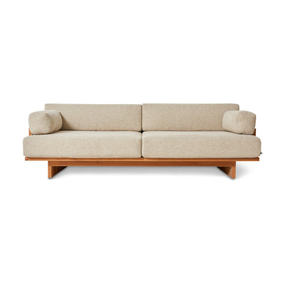 Outdoor sofa teak natural