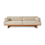 Outdoor sofa teak natural