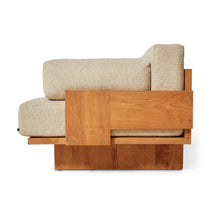 Load image into Gallery viewer, Outdoor sofa teak natural
