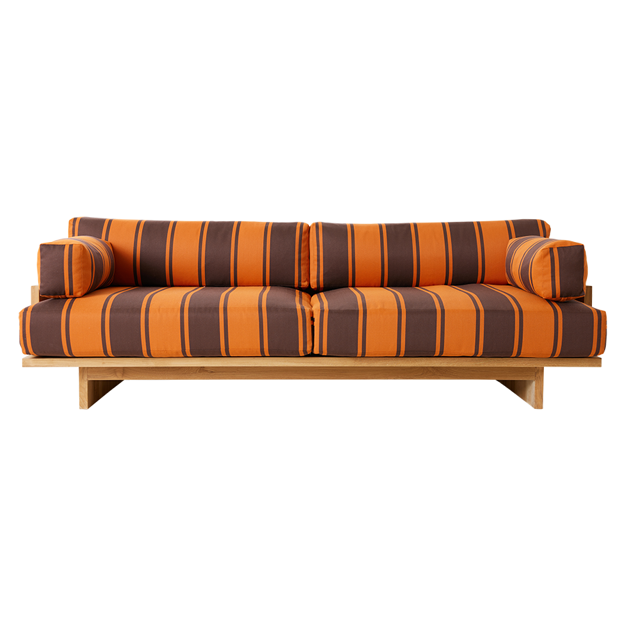 Outdoor sofa teak retro
