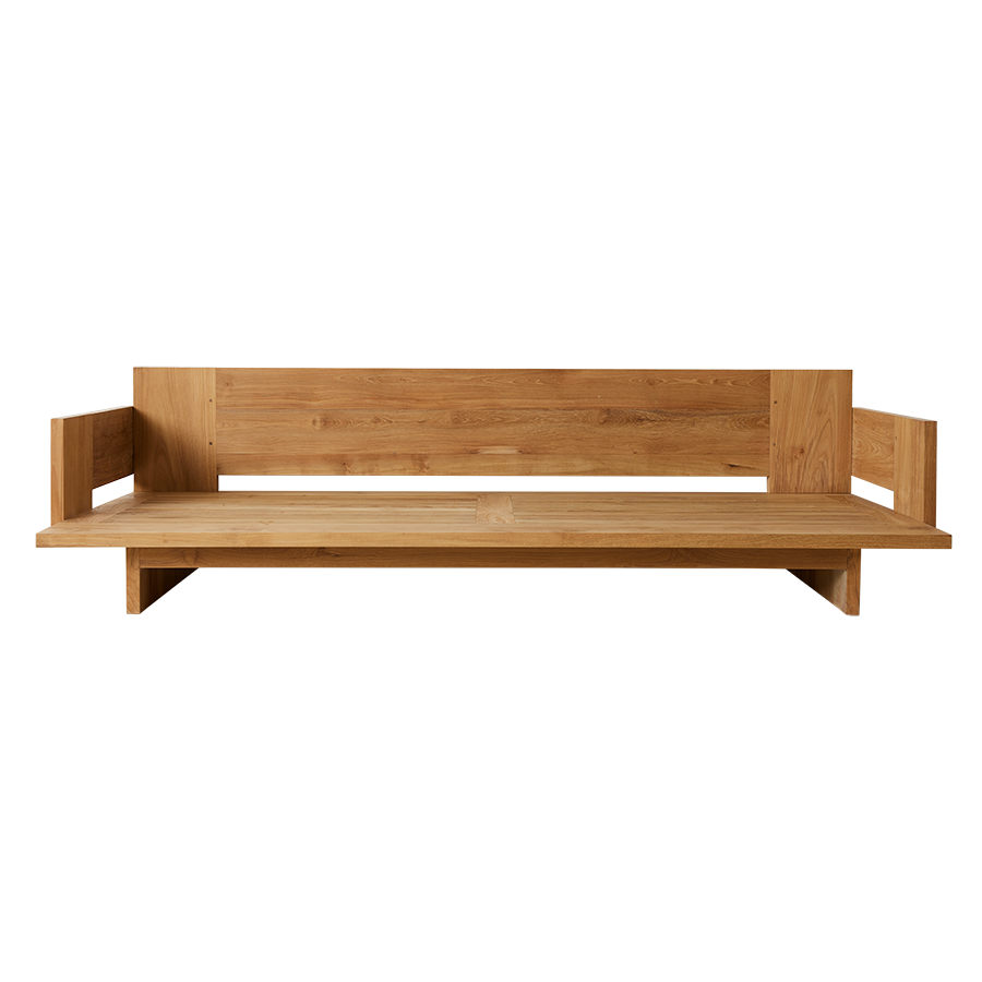 Outdoor sofa teak retro