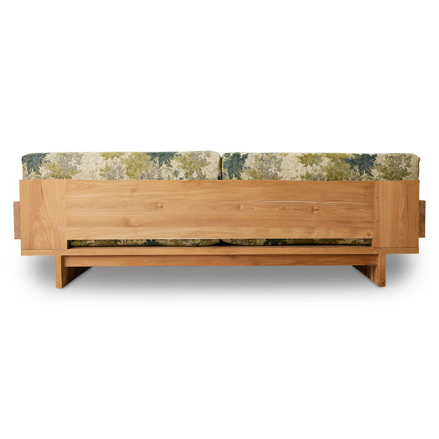 Outdoor sofa teak botanical