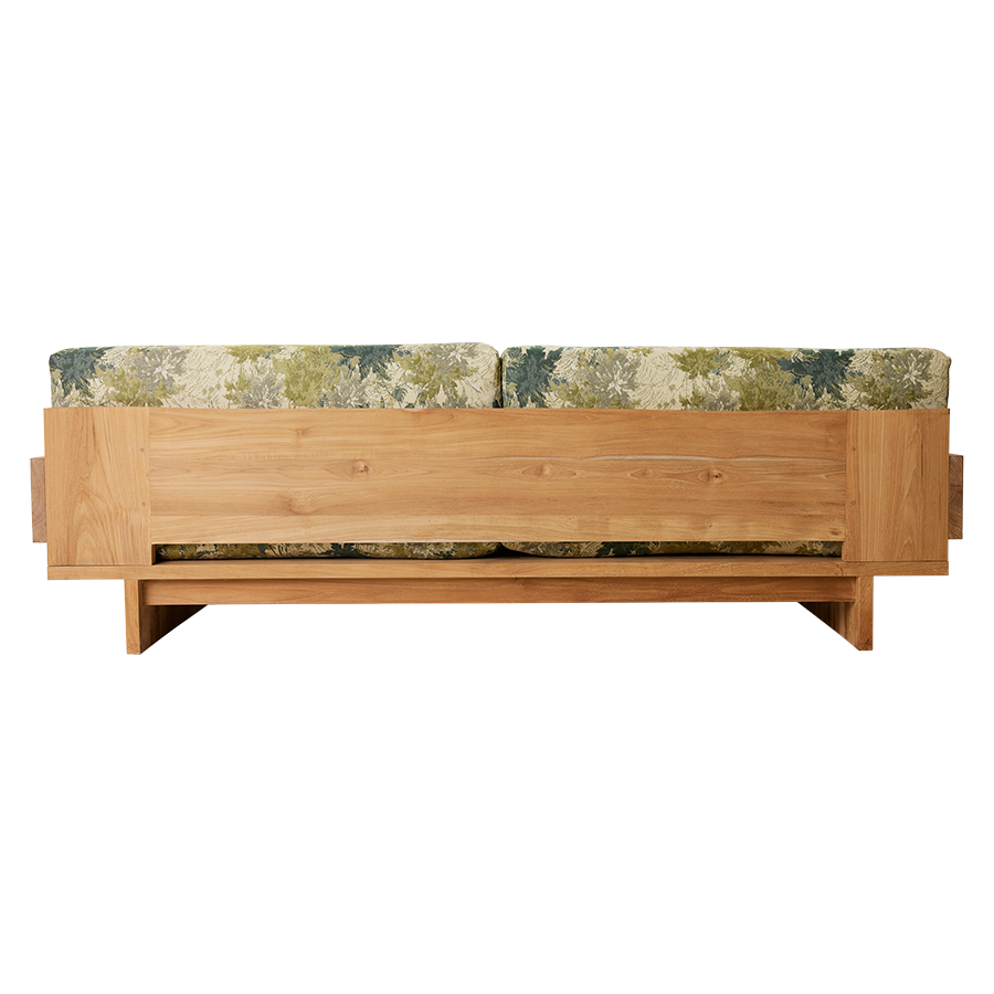 Outdoor sofa teak botanical