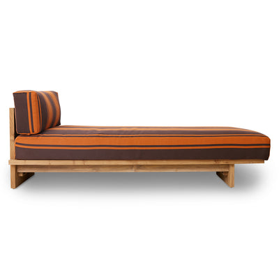 Outdoor daybed teak retro