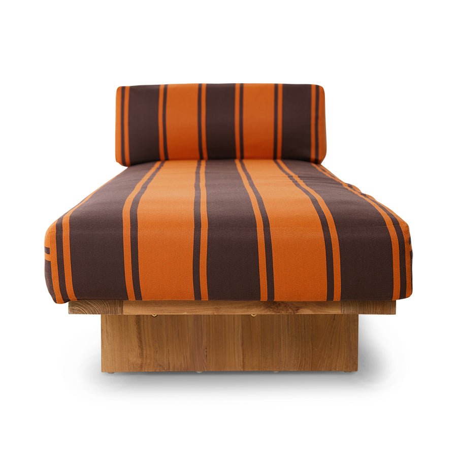 Outdoor daybed teak retro