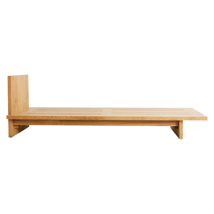 Outdoor daybed teak botanical