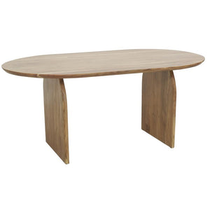 Oval acacia table