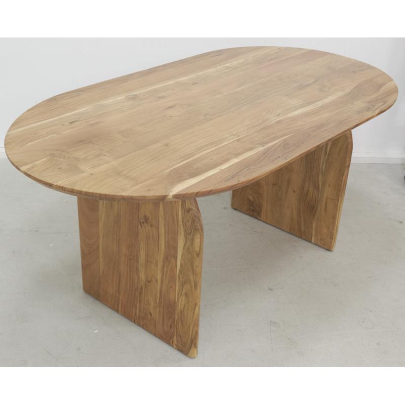 Oval acacia table