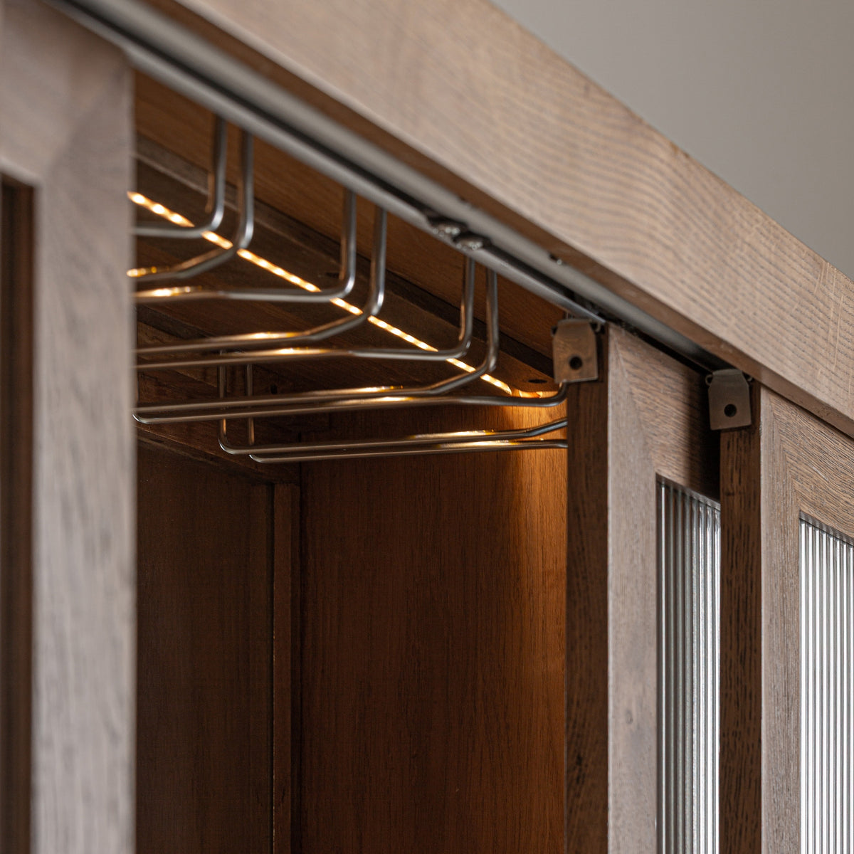 Oak Bar Cabinet