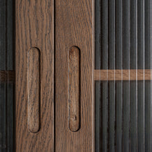 Load image into Gallery viewer, Oak Bar Cabinet