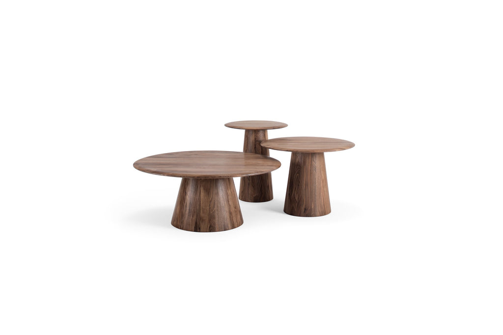 Mushroom Coffee Table ⌀ 80 - Walnut