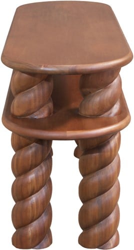 Mahogany console table