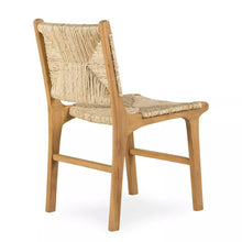 Carica l'immagine nel visualizzatore di Gallery, Banana and teak wood dining chair