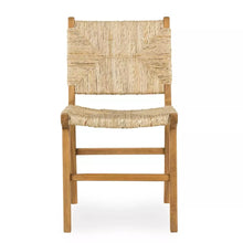 Carica l'immagine nel visualizzatore di Gallery, Banana and teak wood dining chair