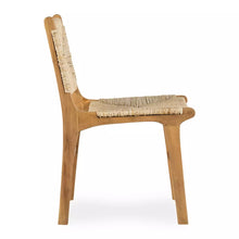 Charger l&#39;image dans la galerie, Banana and teak wood dining chair
