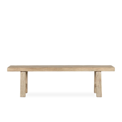 Elm wood bench