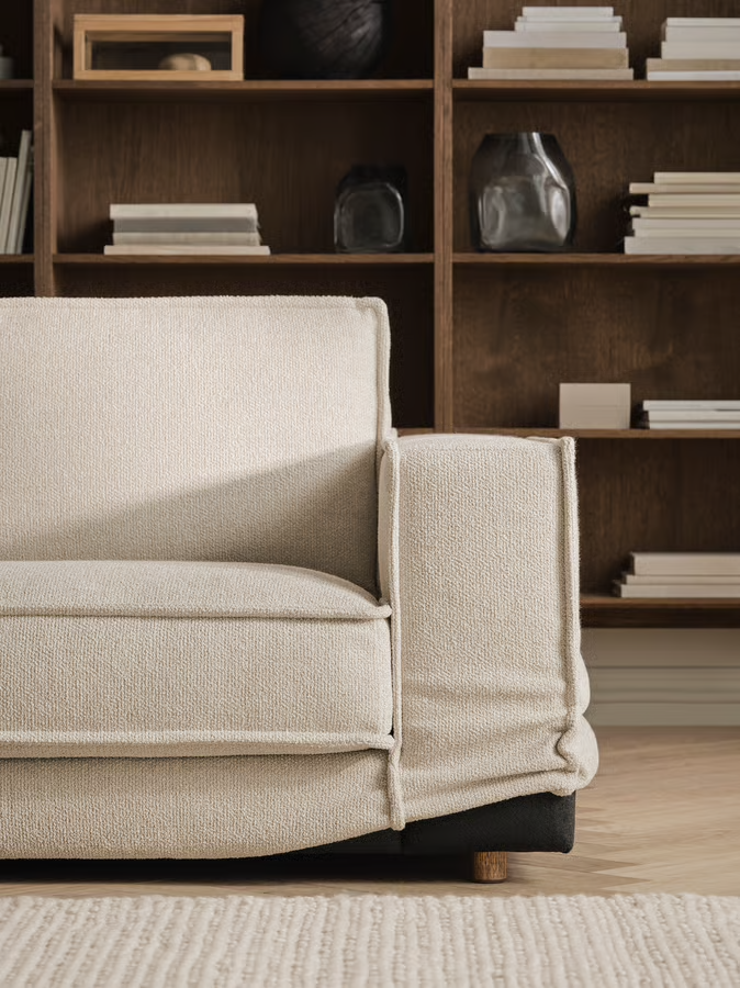 Noora Sofa 315x204cm in Adria Ivory