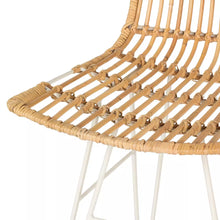 Cargar imagen en el visor de la galería, Rattan dining chair