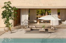 Carica l&#39;immagine nel visualizzatore di Gallery, Orlando O2 Garden Sofa 2 Modules -Brezza - Outdoor fabric, Dark grey