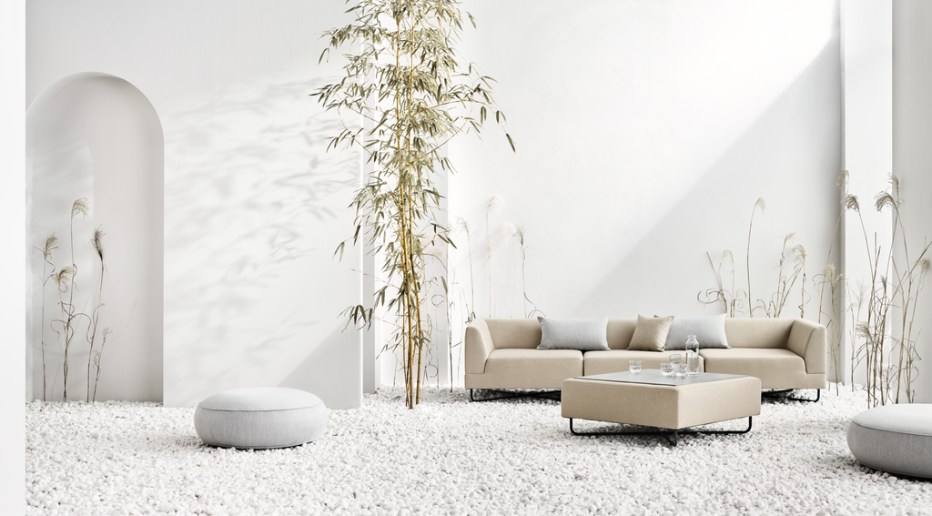 Calm outdoor pouf 120 cm