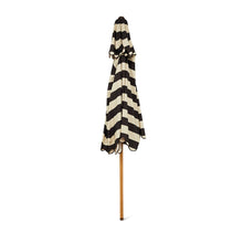 Load image into Gallery viewer, Striped patio umbrella stracciatella