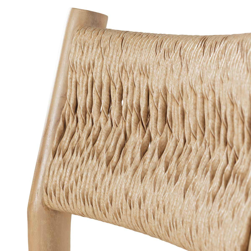 Ash wood dining chair