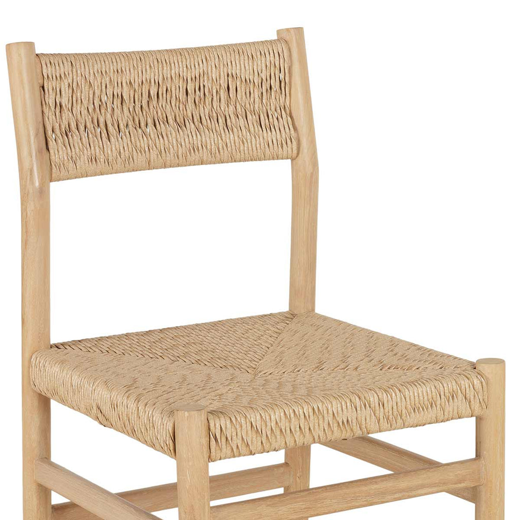 Ash wood dining chair