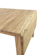 Load image into Gallery viewer, Teak outdoor dining table extendable