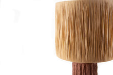 Load image into Gallery viewer, Raffia Terracotta Table Lamp