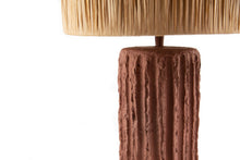 Charger l&#39;image dans la galerie, Raffia Terracotta Table Lamp