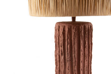 Load image into Gallery viewer, Raffia Terracotta Table Lamp