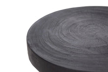 Load image into Gallery viewer, Suar wood black side table