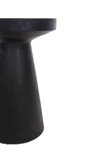 Load image into Gallery viewer, Suar wood black side table