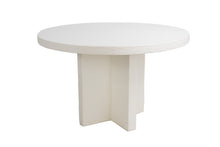 Load image into Gallery viewer, White round concrete table