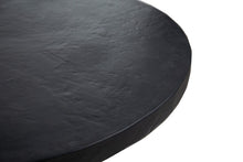 Load image into Gallery viewer, Black round concrete table
