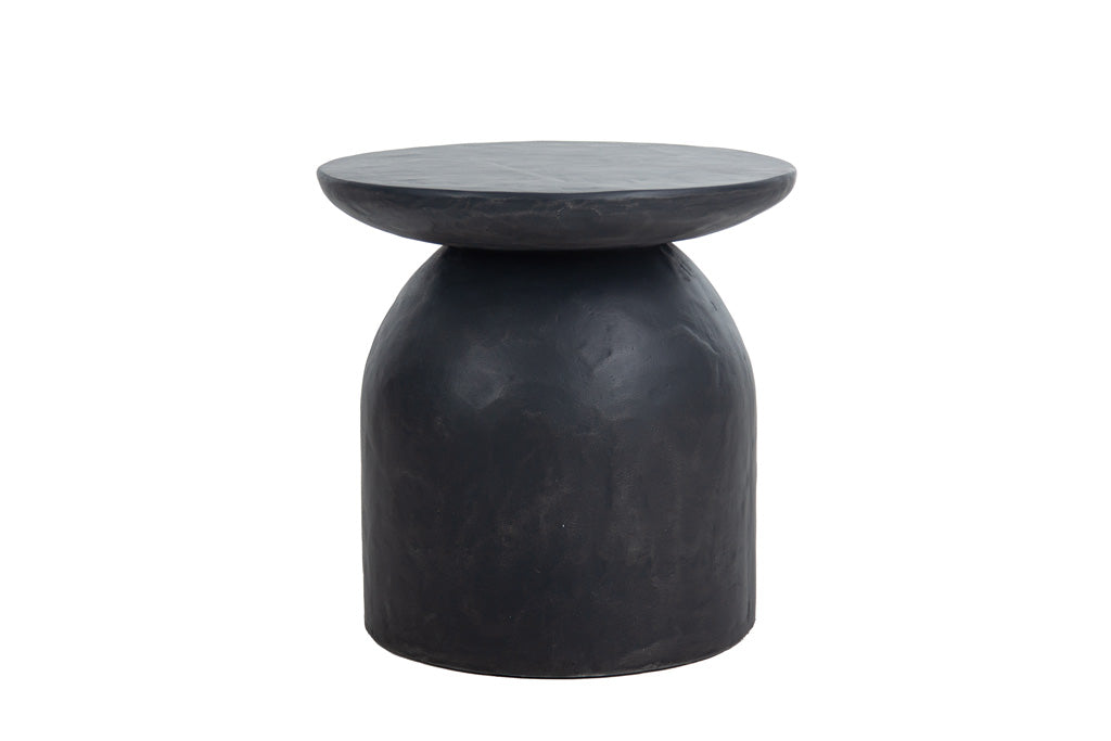 Concrete side table black