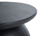 Load image into Gallery viewer, Concrete side table black