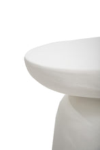Cargar imagen en el visor de la galería, Concrete side table white