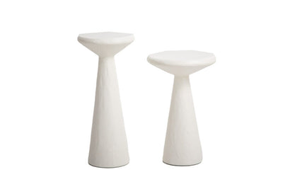 Side tables set white