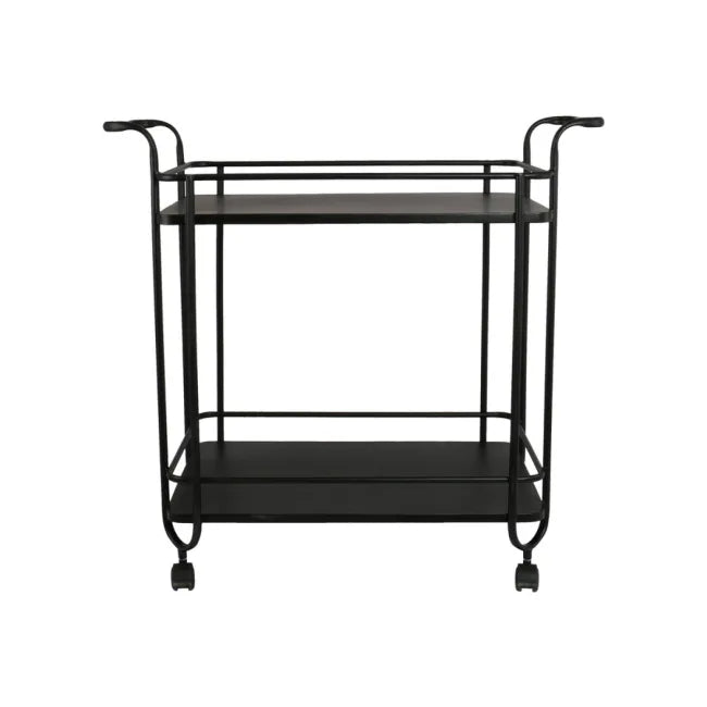 Lupa Serving Trolley Metal Black H76 KD