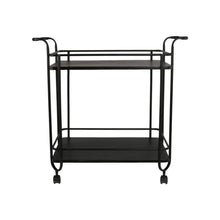 Carica l&#39;immagine nel visualizzatore di Gallery, Lupa Serving Trolley Metal Black H76 KD