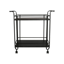 Load image into Gallery viewer, Lupa Serving Trolley Metal Black H76 KD