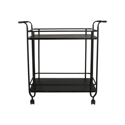 Lupa Serving Trolley Metal Black H76 KD