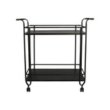 Lupa Serving Trolley Metal Black H76 KD