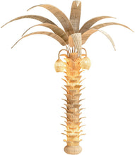 Load image into Gallery viewer, Palm Tree Wall Lamp Rattan