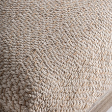 Load image into Gallery viewer, Mango Wood and Jute Bed Foot Stool