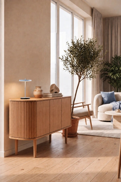 Treasures 3-Door Cabinet lifestyle photo