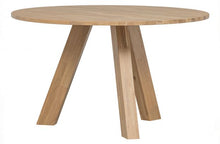 Load image into Gallery viewer, RHONDA DINING TABLE Ø129CM OAK NATURAL