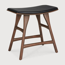 Charger l&#39;image dans la galerie, Osso dining stool in teak brown